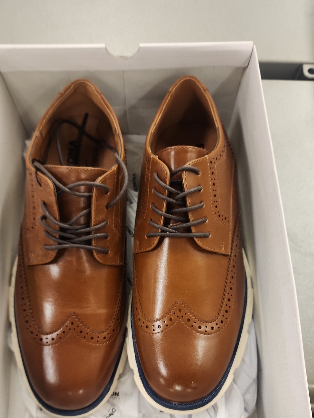 Sonoma Brown Wingtip Derby Shoes